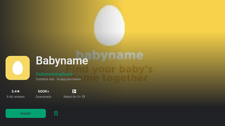 BabyName Find it together Aplikasi Gabungan Nama